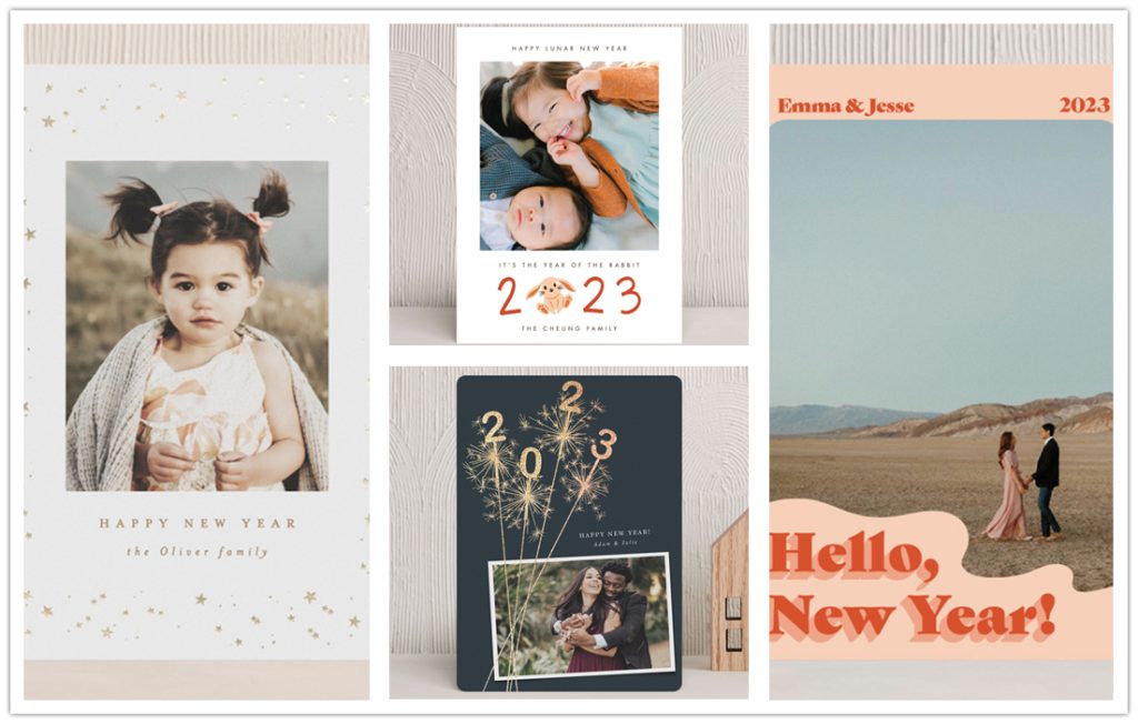 8 Best New Year Photo Cards